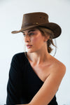 Sombrero Australiano de Piel Genuina Unisex Hecho en México | MS1001