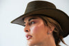 Sombrero Australiano de Piel Unisex Hecho en México | MS1003