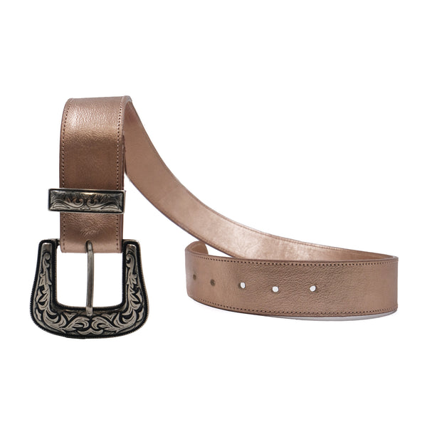 Cinturón Maráh Para Dama En Piel Genuina MA1003