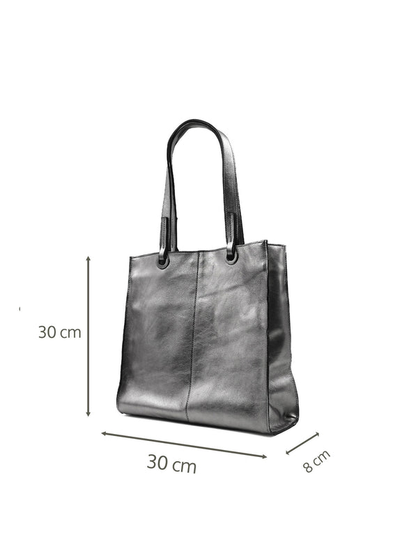 Bolso Tote de Piel Estilo Clásico Hecho en México | MA81