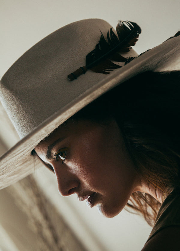 Sombrero Indiana de Gamuza Unisex Hecho en México | MS1004