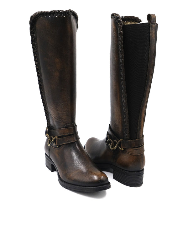 Bota de Piel Genuina para Mujer Hecha en México | MC1041