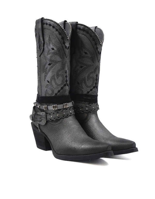 Bota de Piel Genuina para Mujer Hecha en México | MC1046