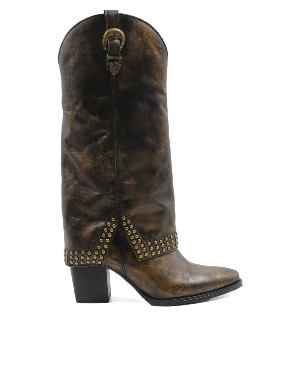 Bota de Piel Genuina para Mujer Hecha en México | MC1063