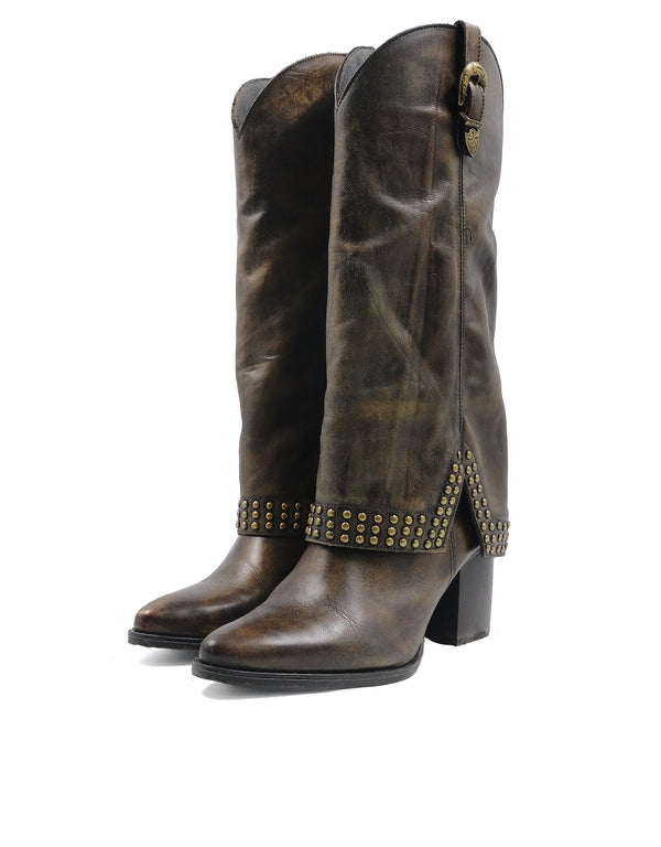 Bota de Piel Genuina para Mujer Hecha en México | MC1063
