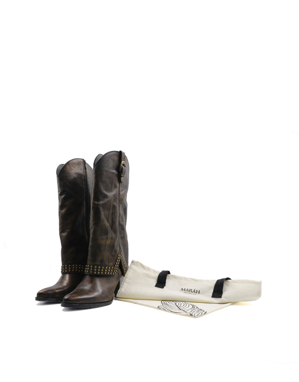 Bota de Piel Genuina para Mujer Hecha en México | MC1063