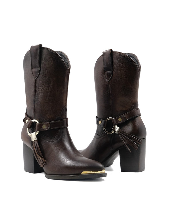 Bota de Piel Genuina para Mujer Hecha en México | MC1067