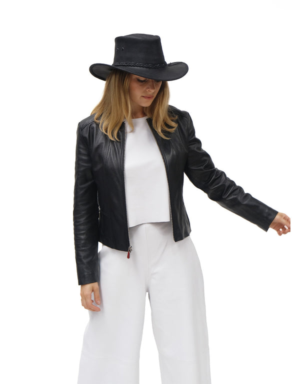 Pantalón de Piel Genuina para Mujer Corte Moderno | MR1001