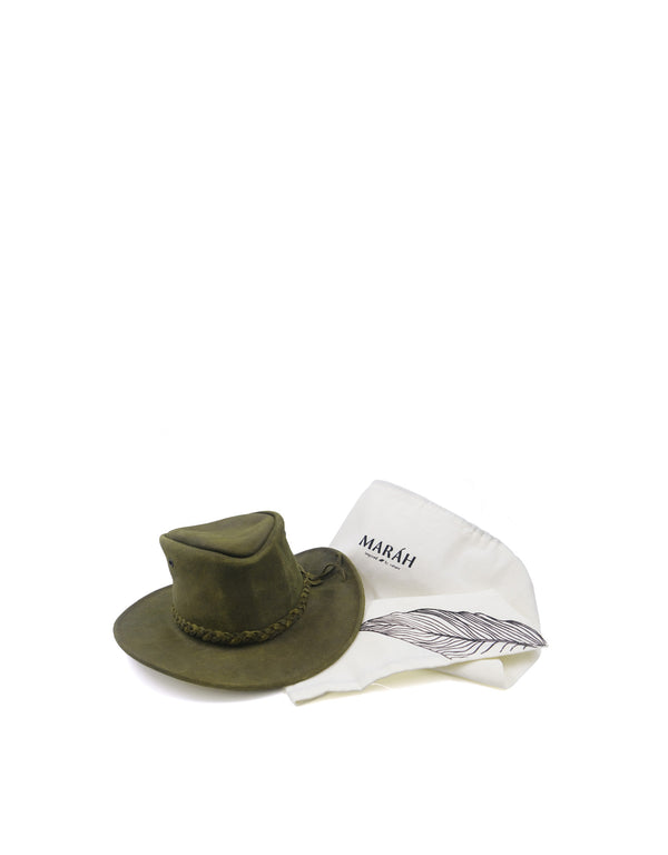 Sombrero Australiano de Piel Unisex Hecho en México | MS1003