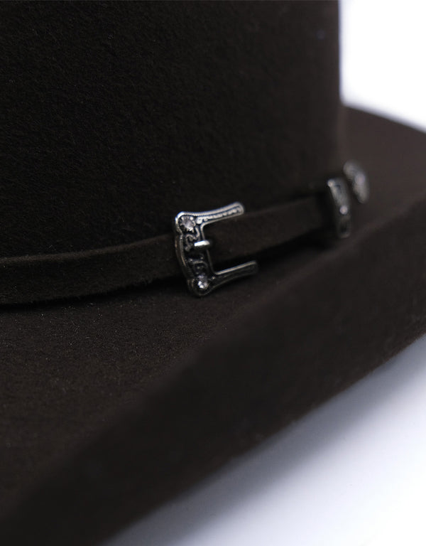 Sombrero Texana Vaquero de Lana Unisex Hecho en México | MS1019