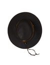 Sombrero Australiano de Piel Café Maráh | Copa con Tejido Transpirable
