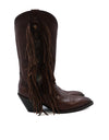 Botas Vaqueras de Piel con Flecos Maráh | Diseño Artesanal