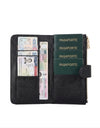 Porta Pasaporte Familiar de Piel | 5 Pasaportes, Visas, Dinero, Tarjetas y Documentos