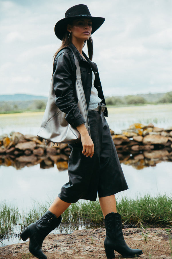 Bolso Hobo de Piel Genuina Clásico | MA77.1