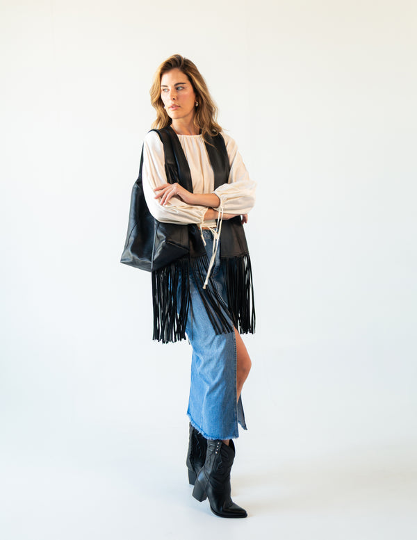 Bolso Hobo de Piel Genuina Clásico | MA77.1