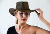 Sombrero Australiano de Piel Unisex Hecho en México | MS1003