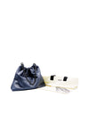 Bolsa de Piel Gris Plata Maráh con Cadena | Bolsa Amplia para Mujer