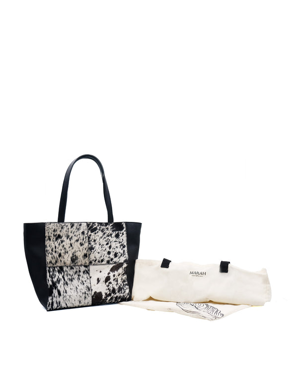 Bolsa de Piel con Pelo de Vaca Maráh | Shoulder Bag