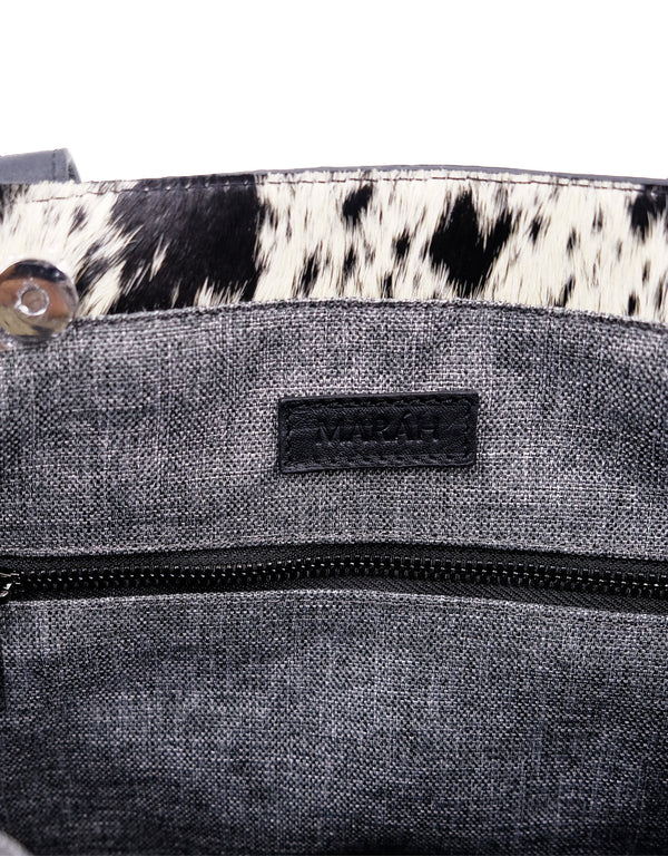 Bolsa de Piel con Pelo de Vaca Maráh | Shoulder Bag