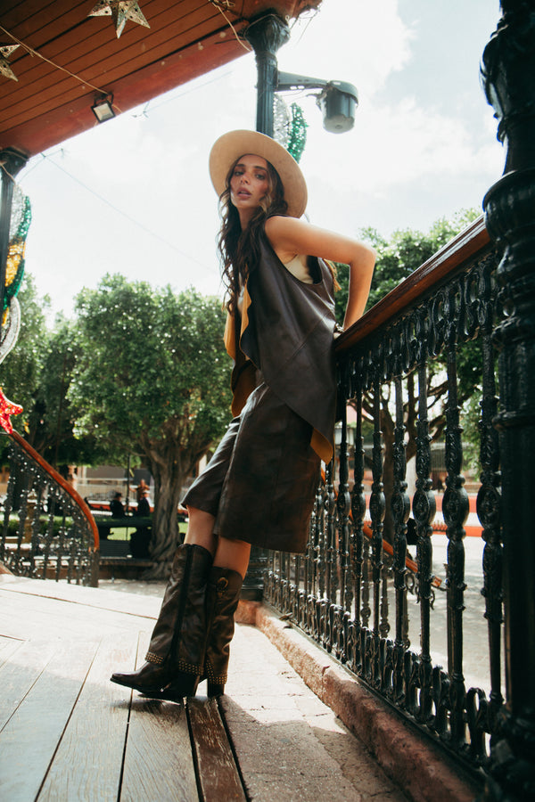 Bota de Piel Genuina para Mujer Hecha en México | MC1063
