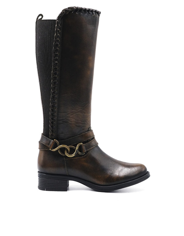 Bota de Piel Genuina para Mujer Hecha en México | MC1041