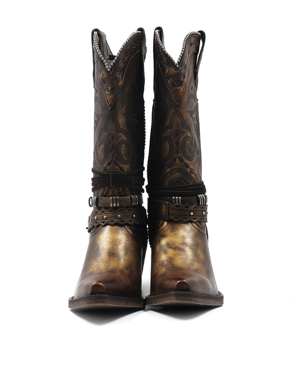 Bota de Piel Genuina para Mujer Hecha en México | MC1038