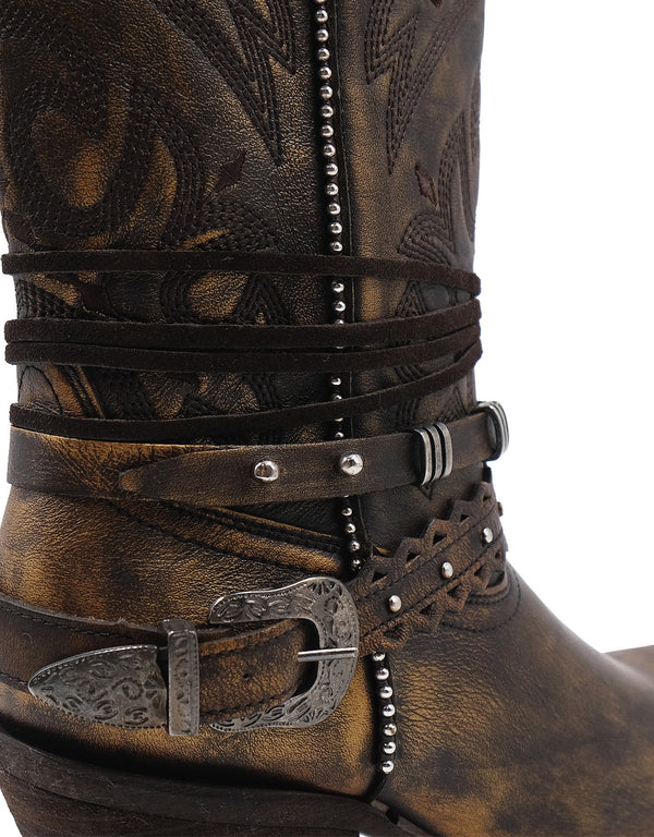 Bota de Piel Genuina para Mujer Hecha en México | MC1038