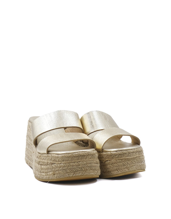 Sandalias con Plataforma de Piel con Diseño Clásico | MC1056