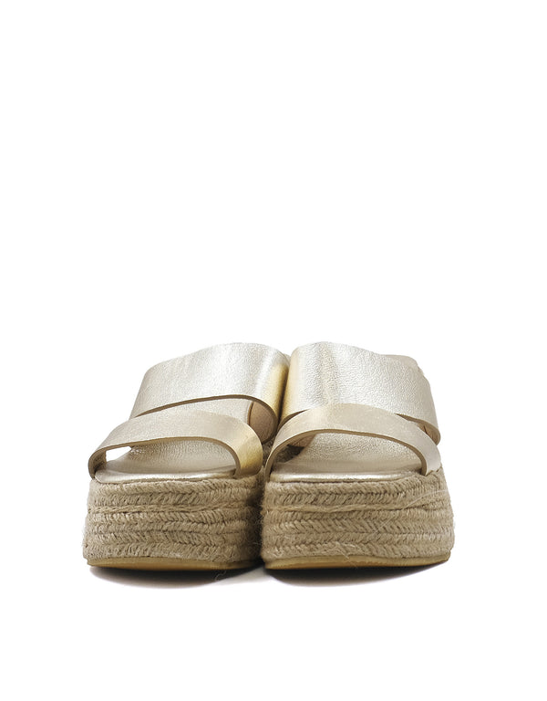 Sandalias con Plataforma de Piel con Diseño Clásico | MC1056