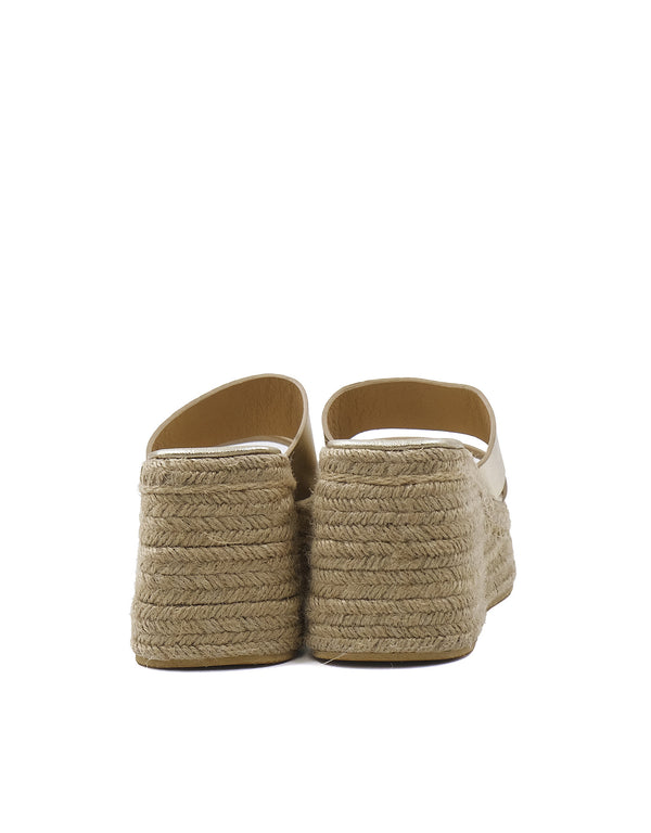 Sandalias con Plataforma de Piel con Diseño Clásico | MC1056