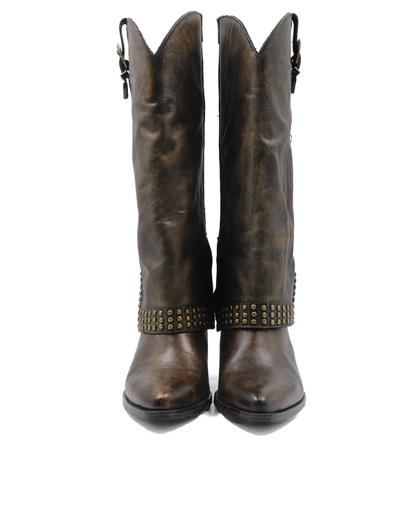 Bota de Piel Genuina para Mujer Hecha en México | MC1063