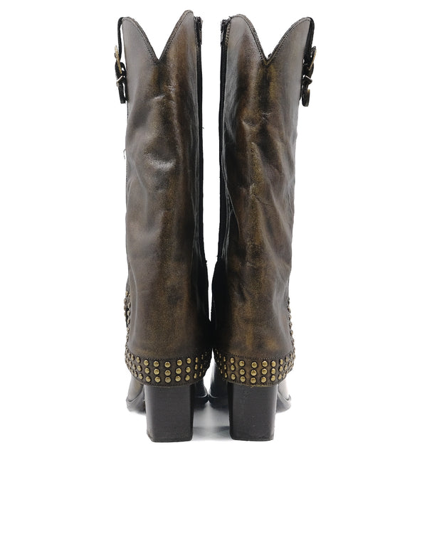 Bota de Piel Genuina para Mujer Hecha en México | MC1063
