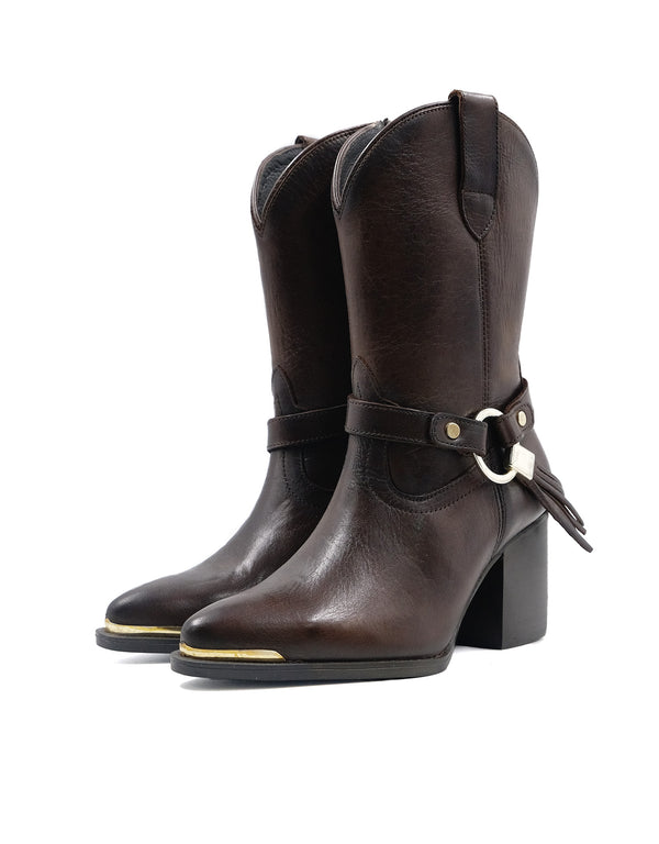 Bota de Piel Genuina para Mujer Hecha en México | MC1067