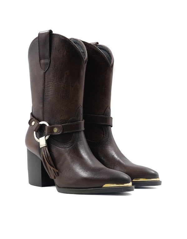 Bota de Piel Genuina para Mujer Hecha en México | MC1067