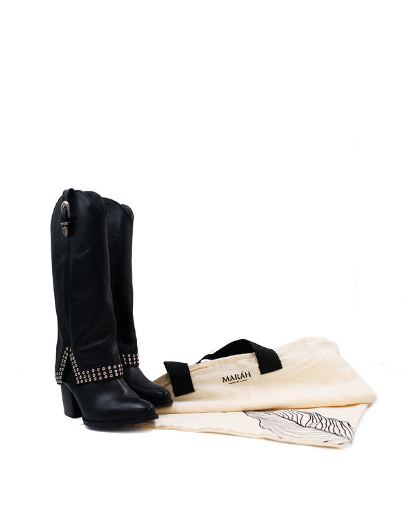 Bota de Piel para Mujer Maráh | Diseño Contemporáneo