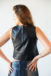 Blusa Top de Piel Genuina para Mujer | MR1009