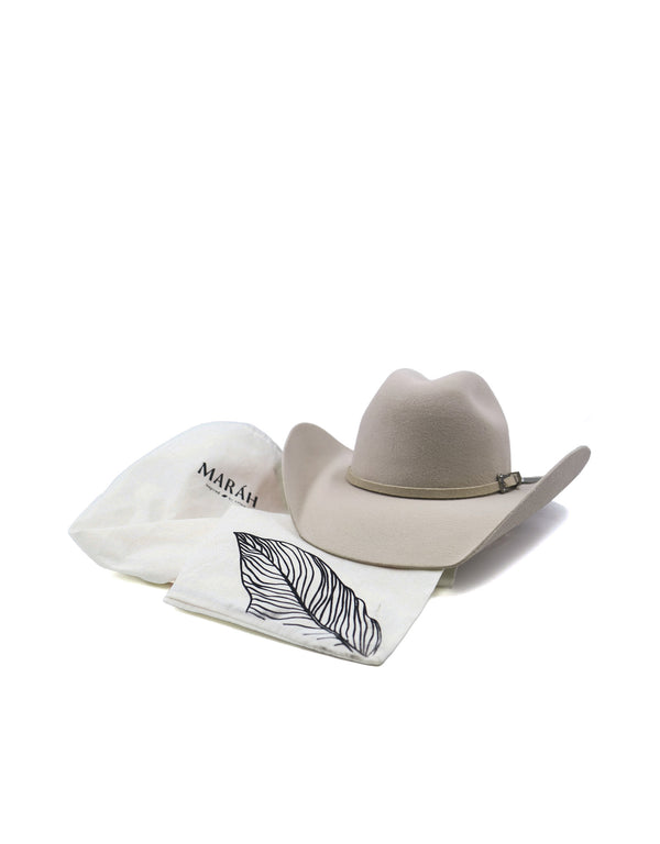 Sombrero Texana Vaquero de Lana Unisex Hecho en México | MS1019