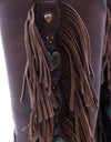 Botas Vaqueras de Piel con Flecos Maráh | Diseño Artesanal