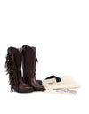 Botas Vaqueras de Piel con Flecos Maráh | Diseño Artesanal