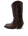 Botas Vaqueras de Piel con Flecos Maráh | Diseño Artesanal