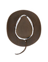 Sombrero Australiano Maráh de Piel Atigrada Café | Pelo Corto Natural