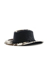 Sombrero Australiano Maráh Negro de Piel | Pelo de Vaca Natural