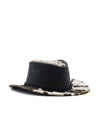 Sombrero Australiano Maráh Negro de Piel | Pelo de Vaca Natural