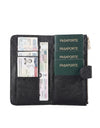 Porta Pasaporte Familiar de Piel | 5 Pasaportes, Visas, Dinero, Tarjetas y Documentos