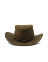 Sombrero Australiano de Piel Genuina Unisex Hecho en México | MS1001