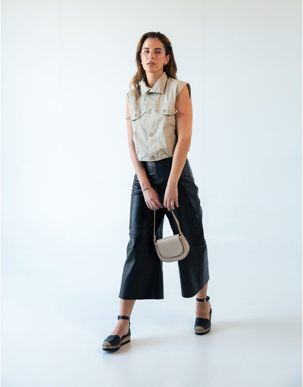 Pantalón de Piel Genuina para Mujer Corte Moderno | MR1001