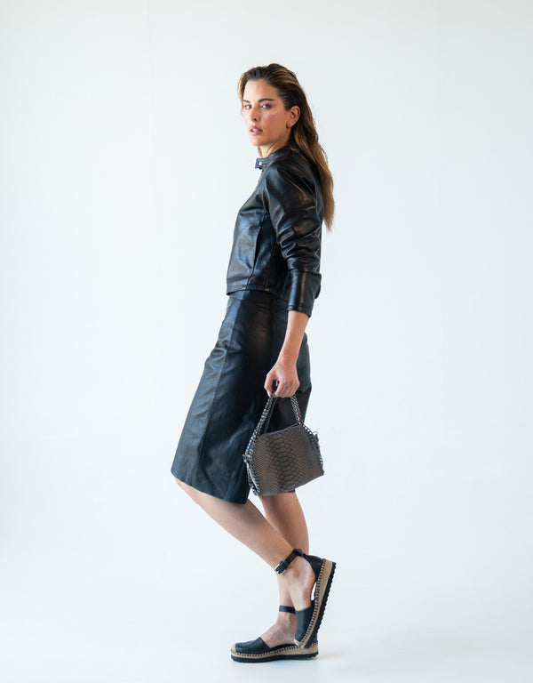 Pantalón de Piel Genuina para Mujer Corte Moderno | MR1024