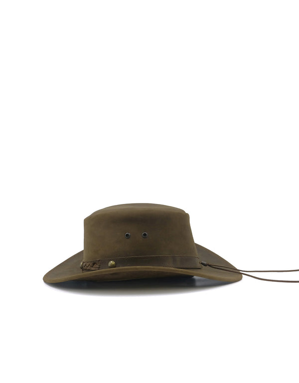 Sombrero Australiano de Piel Genuina Unisex Hecho en México | MS1001