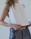Blusa Top de Piel Genuina para Mujer | MR1009