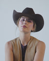 Sombrero Texana Vaquero de Lana Unisex Hecho en México | MS1019